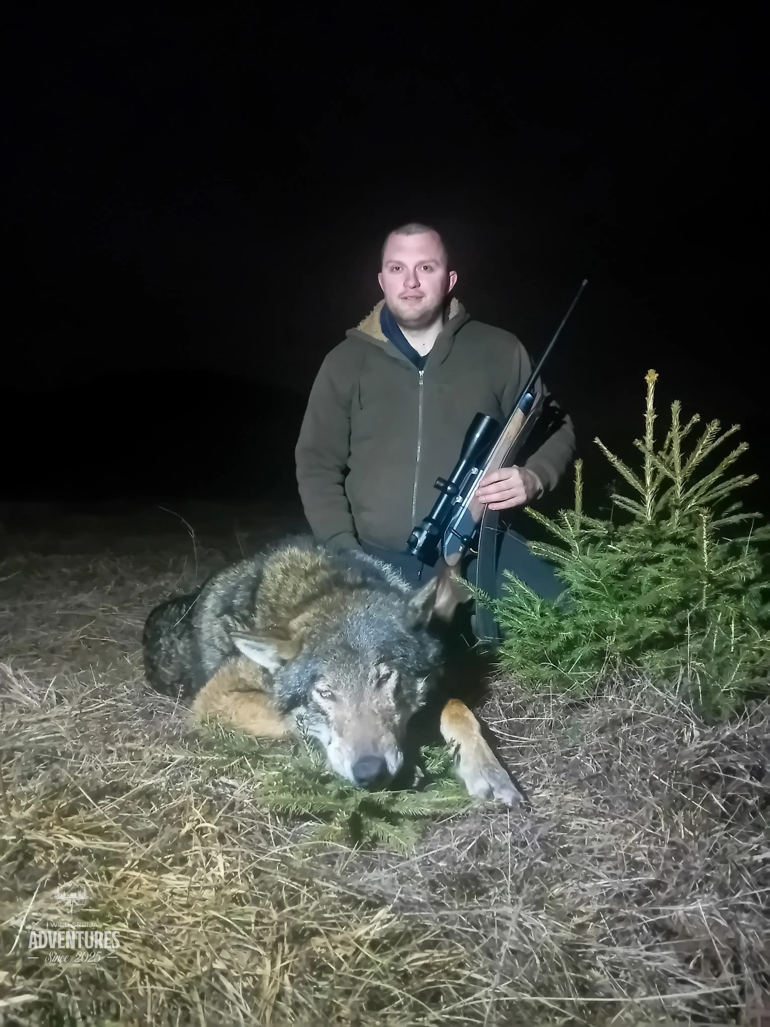 Lov Vuka čekanjem sa toplih čeka - nonexportable trophy 2